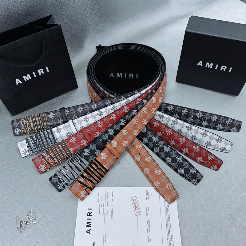 Amiri belt 38mmX90-125cm lb89